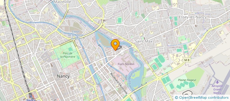 localisation de l'entreprise REGNARD - LE CLERRE ARCHITECTES  NANCY