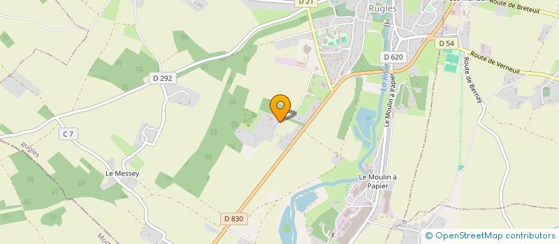 localisation de l'entreprise REGNARD TECHNOLOGIES à RUGLES