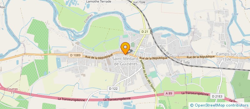 localisation de l'entreprise REGNAUD à BLAYE