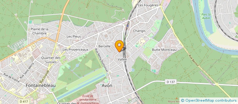 localisation de l'entreprise REGNAULT-FERNANDO LOCATIONS MONTCEAU à AVON