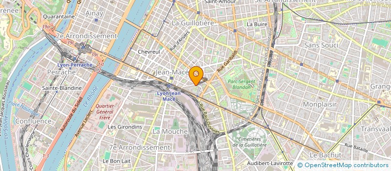 localisation de l'entreprise REGNAULT/SOLARD  LYON