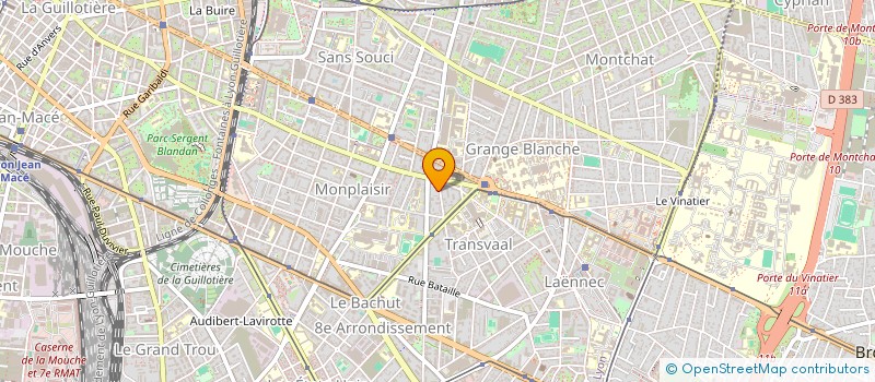 localisation de l'entreprise REGNIER ARCHITECTE SAS  LYON