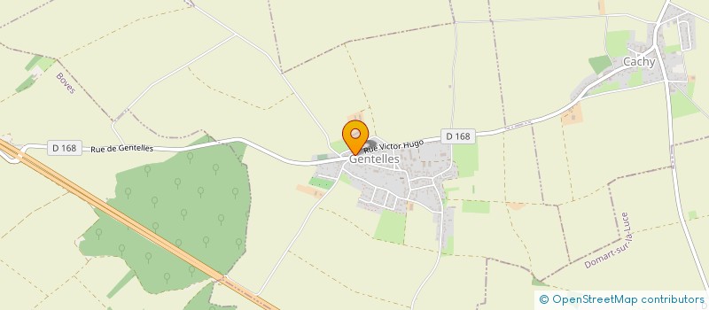 localisation de l'entreprise REGNIER-AVI à GENTELLES