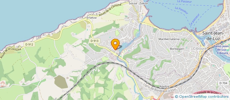 localisation de l'entreprise REGNIER CHANTEPIE  URRUGNE