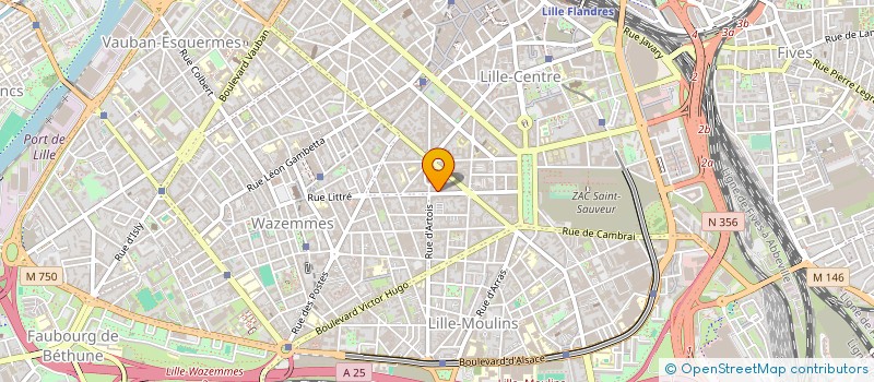 localisation de l'entreprise REGNIER DE NUITS DU CLOZEAU à LILLE
