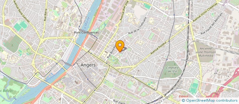 localisation de l'entreprise REGNIER INDIVISION à ANGERS