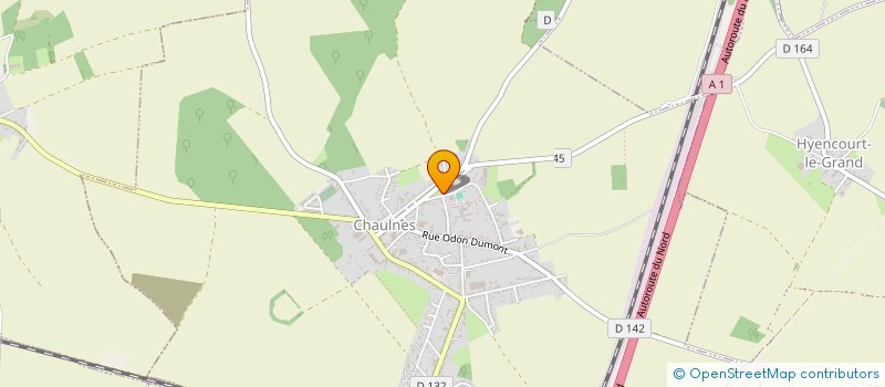 localisation de l'entreprise REGNIER MOTORS  CHAULNES