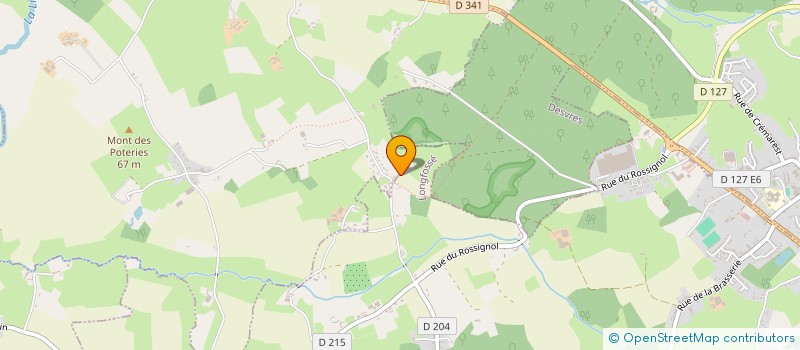 localisation de l'entreprise REGNIER PLATRERIE à LONGFOSSE