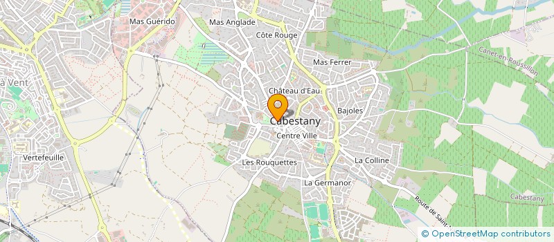 localisation de l'entreprise REGNIER PRUNET  CABESTANY