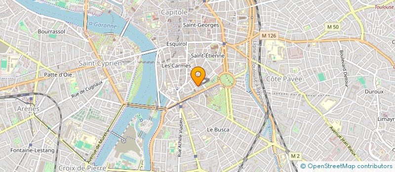 localisation de l'entreprise REGNIER & THALAMAS à TOULOUSE