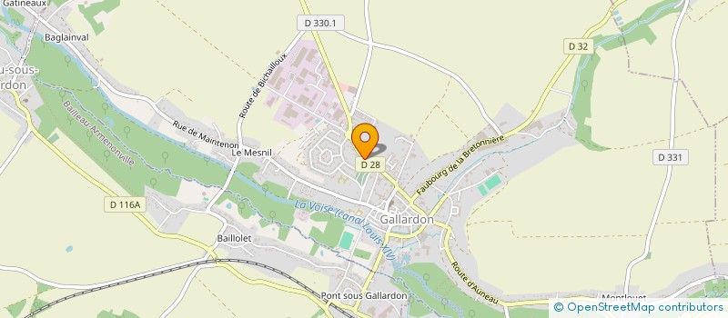 localisation de l'entreprise REGOR à GALLARDON