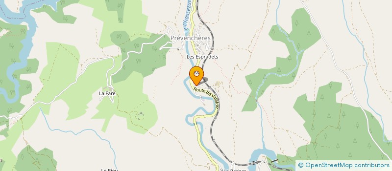 localisation de l'entreprise REGORDANE  PREVENCHERES