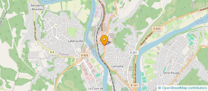 localisation de l'entreprise REGOURD CONTROLE  CAHORS