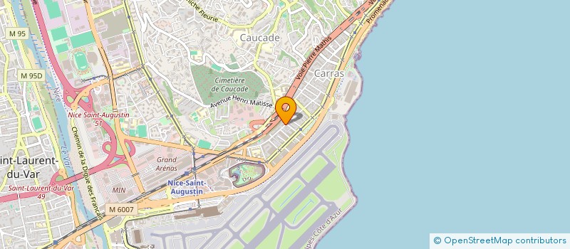 localisation de l'entreprise REGPT ENTR ACCUEIL GENERATION INFOR RENC à NICE