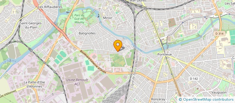 localisation de l'entreprise REGREM CONSEILS  LE MANS