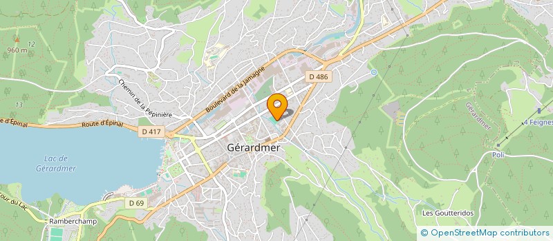 localisation de l'entreprise REGROUP ENERG GENER ACTION INSER NOUVELL  GERARDMER