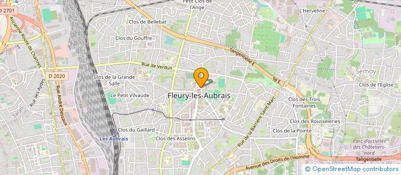 localisation de l'entreprise REGROUP PAROISSIAL SECTEUR NORD ORLEANS à FLEURY-LES-AUBRAIS