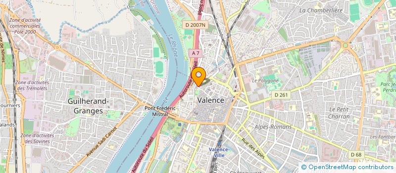 localisation de l'entreprise REGROUPEMENT ARTISTIQUE FAVENTINES à VALENCE