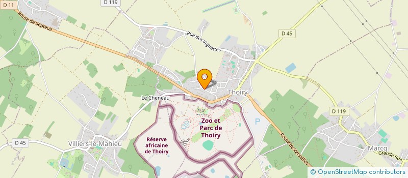 localisation de l'entreprise REGROUPEMENT ASSOCIATIF POUR LA PROMOTION DE LA SANTE OUEST DES YVELINES à THOIRY