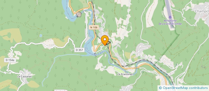 localisation de l'entreprise REGROUPEMENT DES CHASSEURS ET PROPRIETAIRES DE SAINTE CECILE D'ANDORGE  SAINTE-CECILE-D'ANDORGE