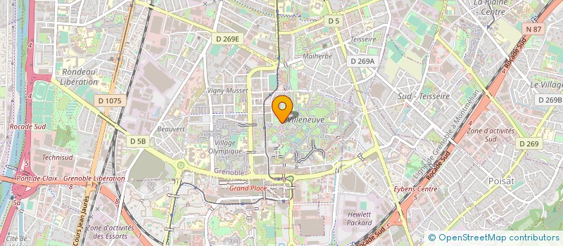 localisation de l'entreprise REGROUPEMENT DES MOURIDES DE L'ISERE à GRENOBLE