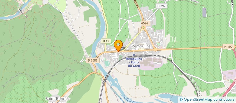 localisation de l'entreprise REGROUPEMENT EST GARD DES PROFESSIONNELS DE SANTE  REMOULINS