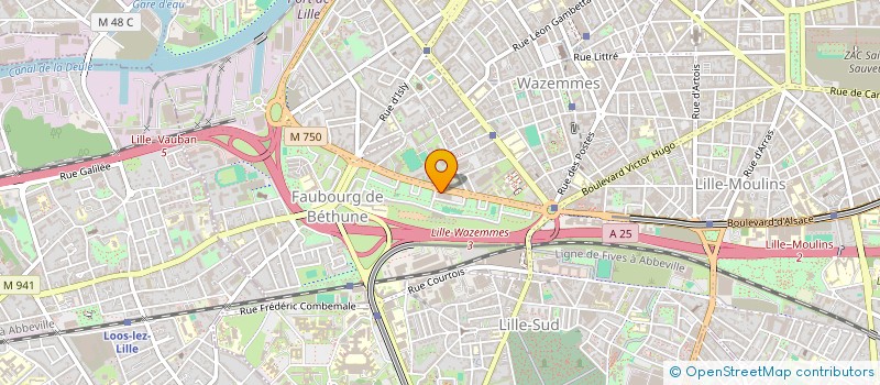 localisation de l'entreprise REGROUPEMENT ET UNITE POUR LE DEVELOPPEMENT DES OPPRIMES à LILLE