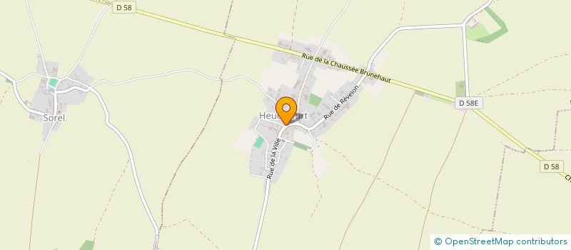 localisation de l'entreprise REGROUPEMENT PEDAGOGIQUE CONCENTRE D'HEUDICOURT  HEUDICOURT