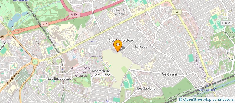 localisation de l'entreprise REGROUPEMENT POUR L'EPANOUISSEMENT SOCIAL DE LA CIRCONSCRIPTION DE L'ANSE-A-VEAU/ARNEAU à SEVRAN