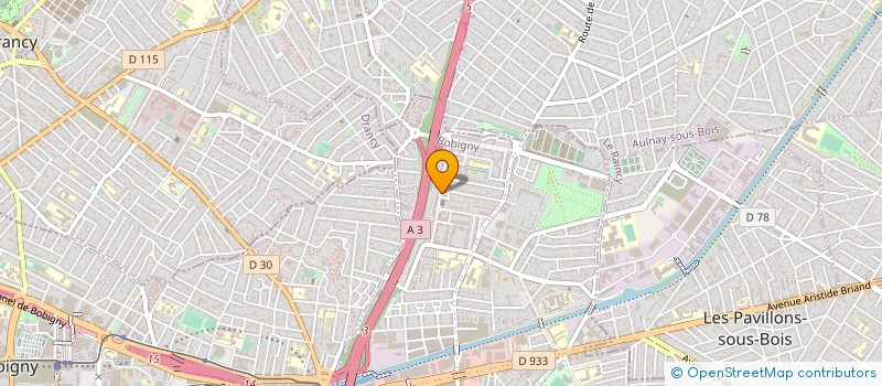 localisation de l'entreprise REGROUPEMENT POUR LE TRAVAIL LA MIXITE ET LA FAMILLE  BONDY