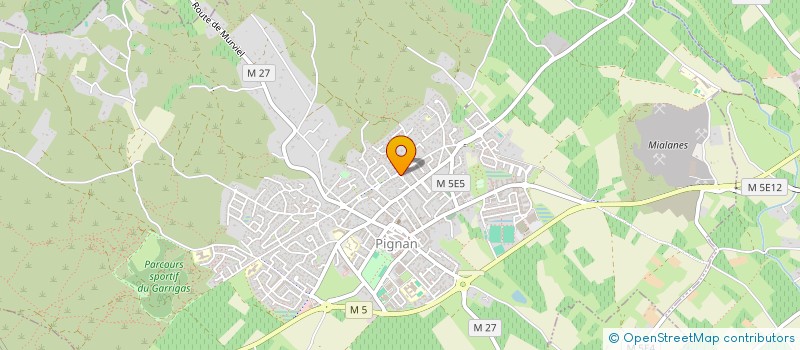 localisation de l'entreprise REGROUPEMENT REGIONAL DES MONITEURS-GUIDES DE PECHE D'OCCITANIE- PYRENEES-MEDITERRANEE à PIGNAN