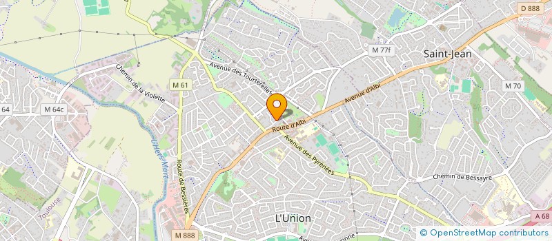 localisation de l'entreprise REGROUPEO à L'UNION