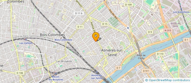 localisation de l'entreprise REGUA à ASNIERES-SUR-SEINE