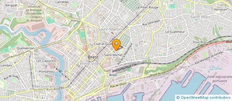 localisation de l'entreprise REGUER BORNE à BREST