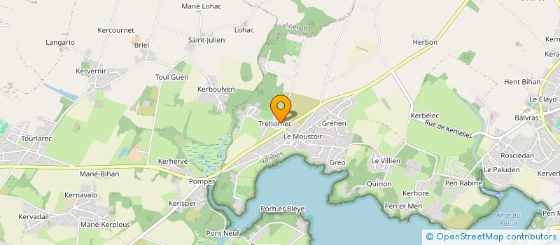 localisation de l'entreprise REGUI  ARRADON