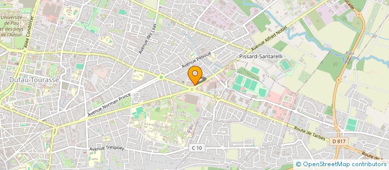localisation de l'entreprise REGUIA à PAU