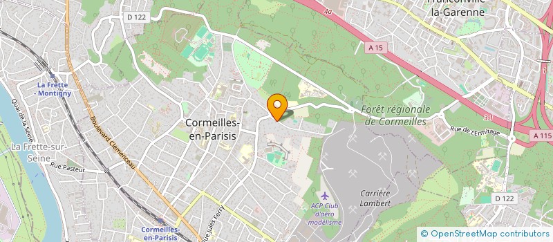 localisation de l'entreprise REGUL'AIR  BEAUCHAMP