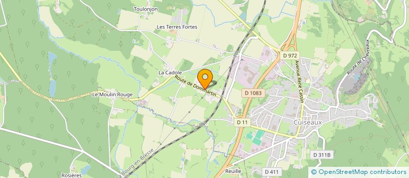 localisation de l'entreprise REGUL ENERGY  CUISEAUX