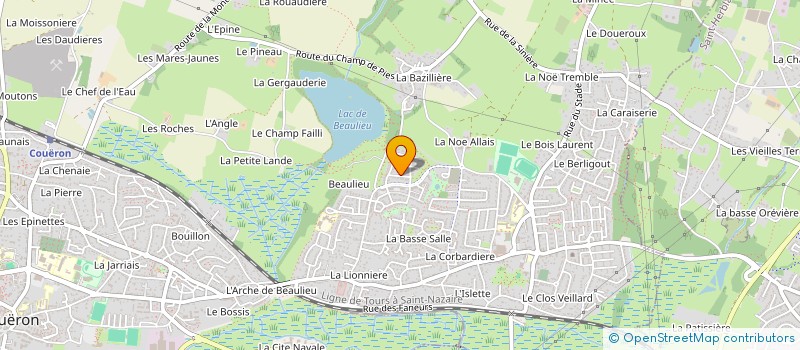 localisation de l'entreprise REGULAR à COUERON