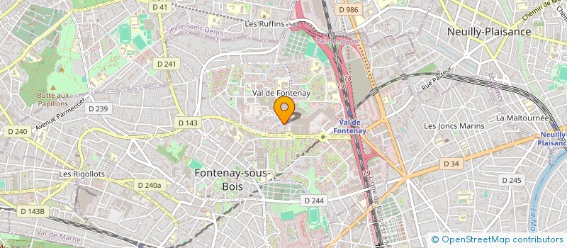 localisation de l'entreprise REGULAR DELIVERY SERVICE à FONTENAY-SOUS-BOIS