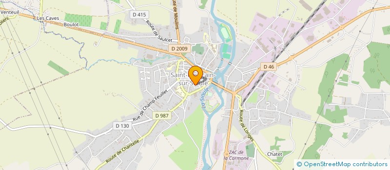 localisation de l'entreprise REGULATION & APPLICATION DES SYSTEMES THERMIQUES à SAINT-POURCAIN-SUR-SIOULE