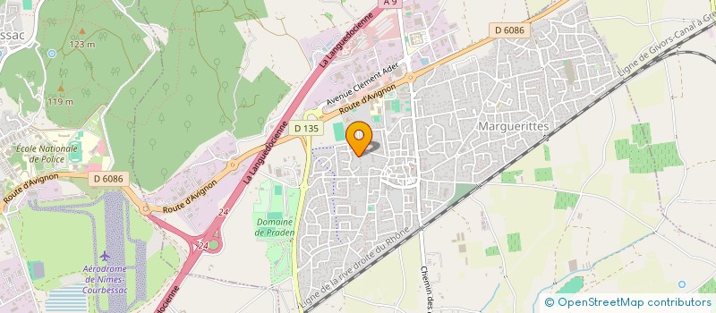 localisation de l'entreprise REGULATION CONFORT SYSTEMES  MARGUERITTES