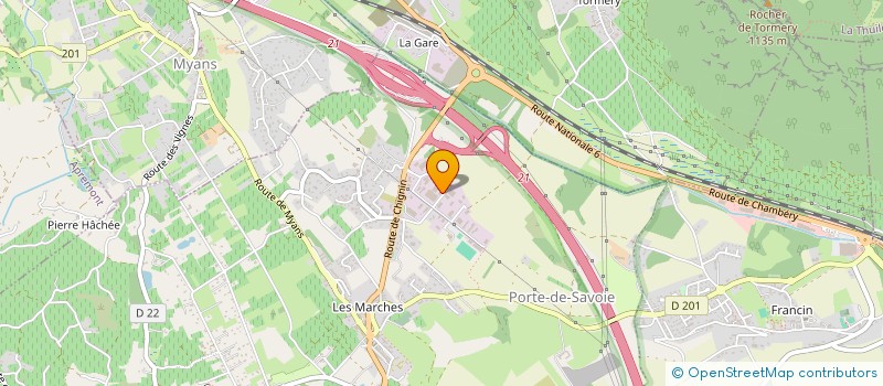localisation de l'entreprise REGULATION DES SYSTEMES - RDS à PORTE-DE-SAVOIE
