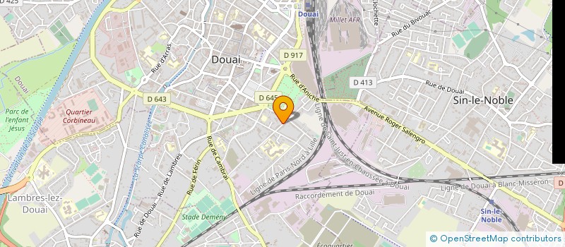 localisation de l'entreprise REGULATION DU NORD à DOUAI