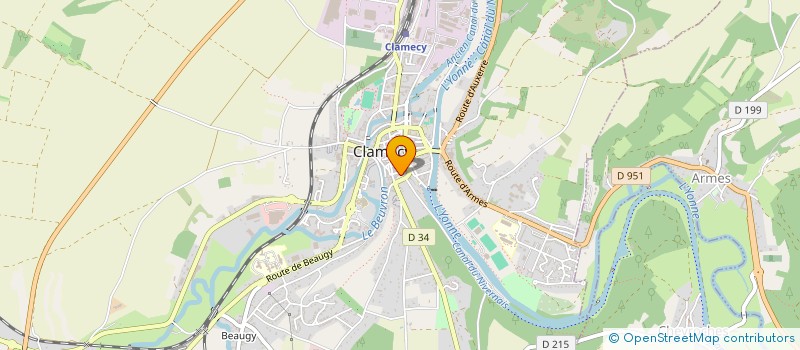 localisation de l'entreprise REGULIB YONNE à CLAMECY
