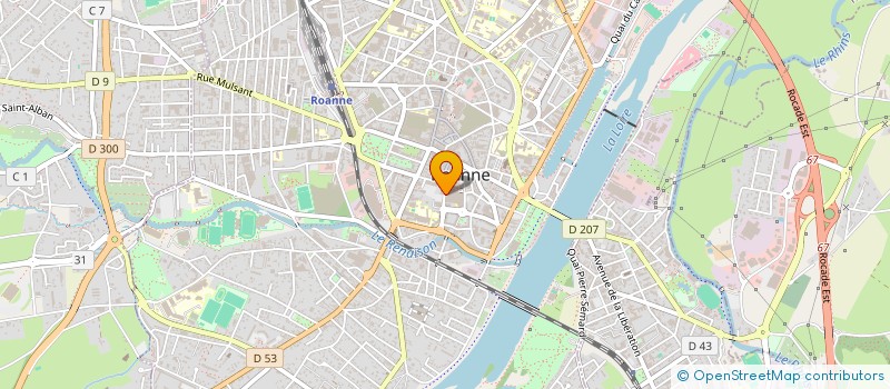 localisation de l'entreprise REGULUS 23  ROANNE