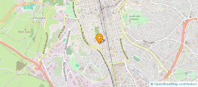 localisation de l'entreprise REGULUS  SAINT-ETIENNE