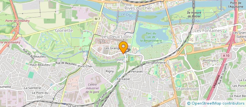 localisation de l'entreprise REGULUS  TOURS