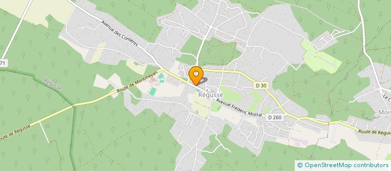 localisation de l'entreprise REGUS'CHATS à REGUSSE