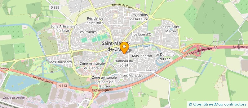 localisation de l'entreprise REGUYNA  SAINT-MARTIN-DE-CRAU